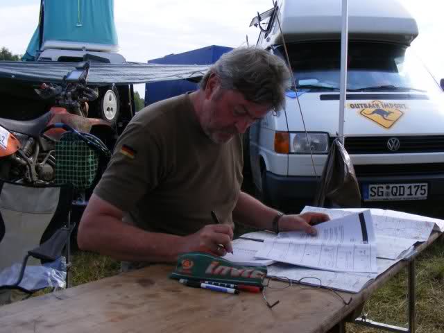 Vorbereiten des Roadbooks für meine HaFH
